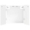 vidaXL Dartboard Cabinet ZWOLLE White 52.5 x 10.5 x 57.5 cm