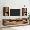 vidaXL Wall-mounted TV Cabinet Wall-mounted Old Wood 30.5 x 30 x 60 cm