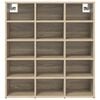 vidaXL Shoe Cabinet Sonoma Oak 77.5 x 30 x 83.5 cm Engineered Wood