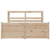 vidaXL Bed Frame with Headboard without Mattress 135x190 cm Double