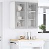 vidaXL Hanging Cabinet with Storage 2 pcs Grey Sonoma 40 x 31 x 80 cm