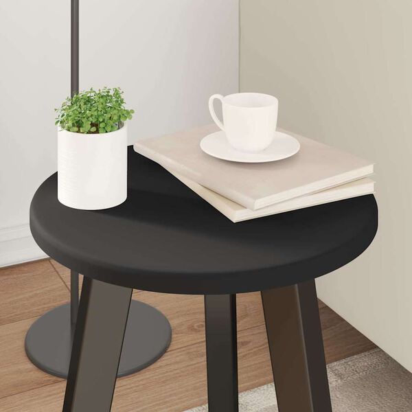 vidaXL Table Top Black 30 x 30 x 1.5 cm Engineered Wood