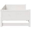 vidaXL Pull-out Day Bed White 180 x 200 cm Solid Pine Wood