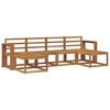 vidaXL Outdoor Sofa Set 6 pcs Natural Engineered Wood