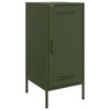vidaXL Sideboards 2 pcs Olive Green 36x39x79 cm Steel