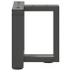 vidaXL Coffee Table Legs T-Shaped&nbsp;2 pcs Anthracite 30x25x(30-31) cm Steel