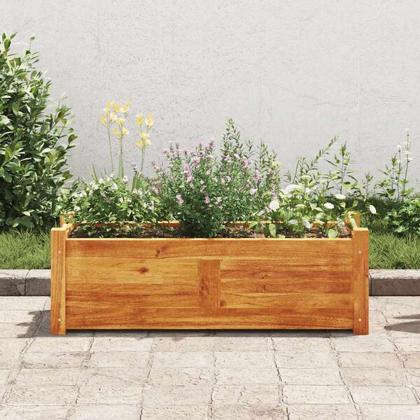 vidaXL Garden Raised Bed Acacia Wood 76x27.6x25 cm