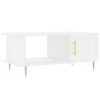 vidaXL Coffee Table High Gloss White 90x50x40 cm Engineered Wood