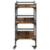 vidaXL Kitchen Trolley Old Wood 50 x 35 x 75.5 cm Engineered Wood