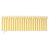 vidaXL Manual Retractable Awning with Blind 4x3m Yellow&White