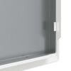 vidaXL Access Panel White 33 x 33 x 3 cm Steel