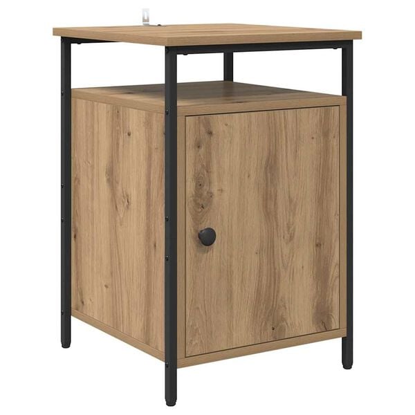 vidaXL Bedside Cabinet Artisan Oak 40 x 42 x 60cm Engineered Wood