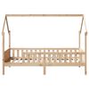 vidaXL Kids' House Bed Frame without Mattress 80x200 cm Pine