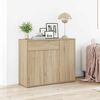 vidaXL Sideboard Sonoma Oak 88x30x70 cm Engineered Wood