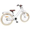 vidaXL Kids Bike 18'' for 5-7 Years Old White