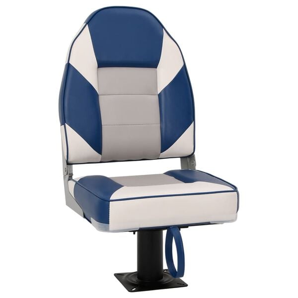 vidaXL Boat Seat with Pedestal 360&deg; Rotatable