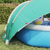 vidaXL Pool Dome Folding Manual Blue 472 x 460 x 229 cm