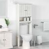 vidaXL Toilet Cabinet VIGO White and Antique White 60 x 27 x 161 cm