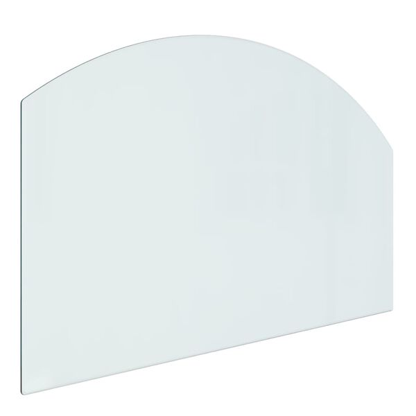 vidaXL Fireplace Glass Plate 80x50 cm