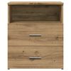 vidaXL Bedside Cabinet Artisan Oak 50x32x60cm Engineered Wood