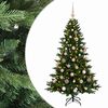 vidaXL Artificial Christmas Tree with Bauble 120 cm 150 LEDs