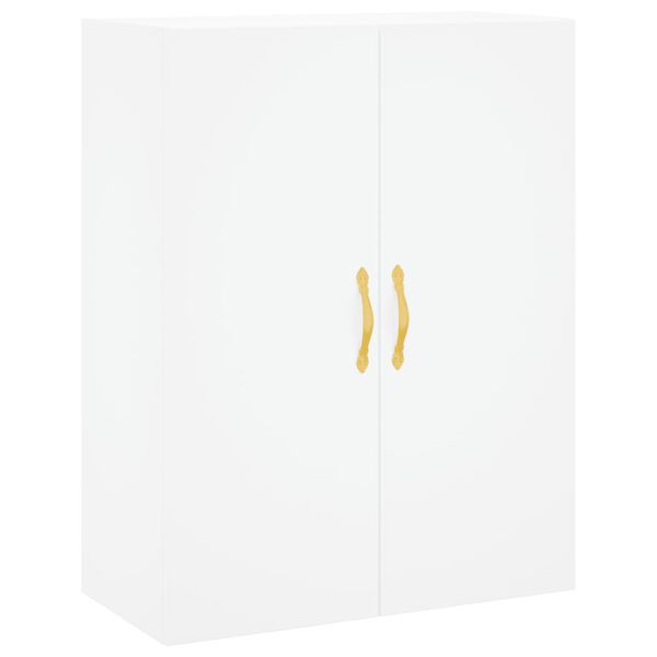 vidaXL Wall Mounted Cabinet White 69.5x34x90 cm