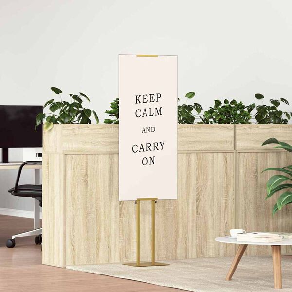 vidaXL Trade Show Displays Gold 30 x 24 x 214 cm Steel