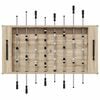 vidaXL Football Table 2 pcs Sonoma Oak 146.5 x 74 x 85 cm