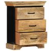 vidaXL Chest of Drawers 60x30x75 cm Solid Mango Wood