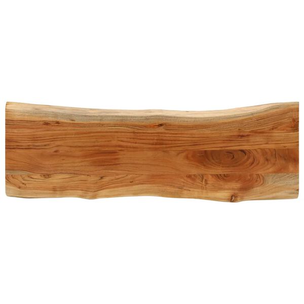 vidaXL Table Top 110x40x3.8 cm Rectangular&nbsp;Solid Wood Acacia Live Edge