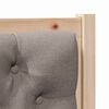 vidaXL Headboard Other Brown and taupe 75 cm Solid pine wood