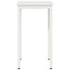 vidaXL Bar Table White 60 x 60 x 105 cm Solid Pine Wood