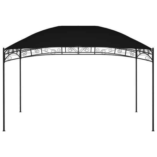 vidaXL Garden Gazebo 4x3 m Anthracite 180 g/m&sup2;