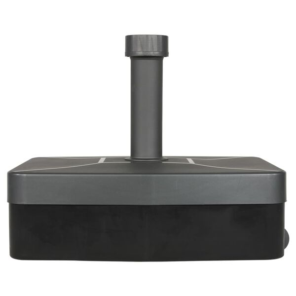 Lesli Living Outdoor Umbrella Stand Fillable 45 kg 49x41x17.5 cm Plastic