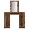 vidaXL Dressing Table Brown 102 x 33 x 135 cm Engineered Wood