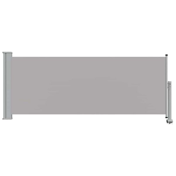 vidaXL Patio Retractable Side Awning 100 x 300 cm Grey