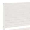 vidaXL Extra Long Bed Frame without Mattress White 160x220 cm Solid Wood