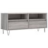 vidaXL TV Cabinet Grey Sonoma 100x34,5x44,5 cm Engineered Wood