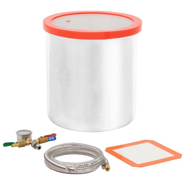 vidaXL Vacuum Chamber Stainless Steel 18.9 L