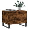 vidaXL Coffee Table Smoked Oak 60x44.5x45 cm Engineered Wood