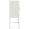 vidaXL Highboard White 68x39x107 cm Steel