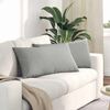 vidaXL Sofa Pillows 2 pcs Light Grey 80 x 40 cm Fabric
