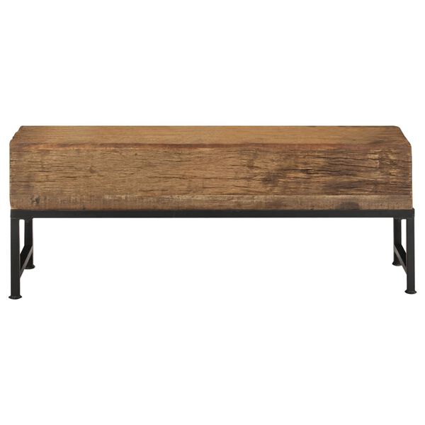 vidaXL Bench 120 cm Solid Reclaimed Wood