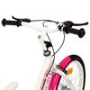 vidaXL Kids Bike 18 inch Pink and White
