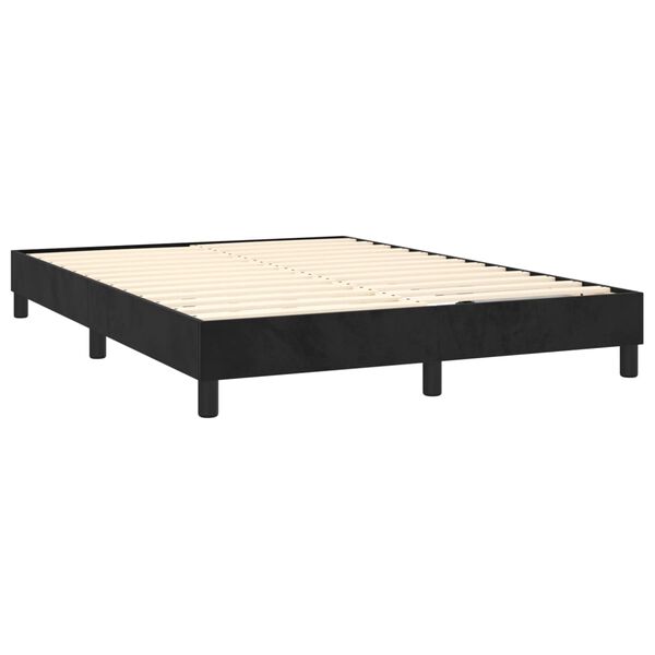 vidaXL Box Spring Bed Frame Black Double Velvet (UK/IE/FI/NO only)