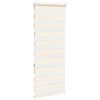 vidaXL Zebra Blind Marble Beige 55x150 cm Fabric Width 50.9 cm Polyester