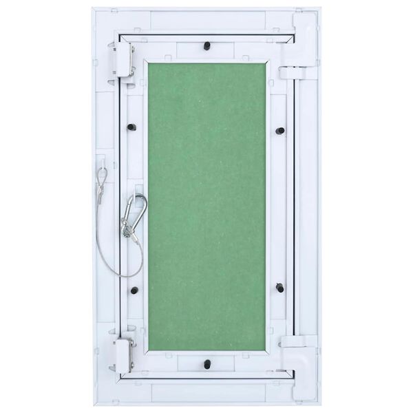 vidaXL Access Panel Green and Silver 25 x 45 cm