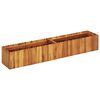 vidaXL Raised Bed | Natural wood colour | Solid acacia wood | Medium