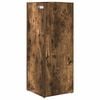vidaXL Umbrella Stand Smoked Oak 25 x 24.5 x 64 cm Engineered Wood