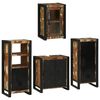 vidaXL Bathroom Furniture Set 4 pcs Multicolour Solid Reclaimed Wood